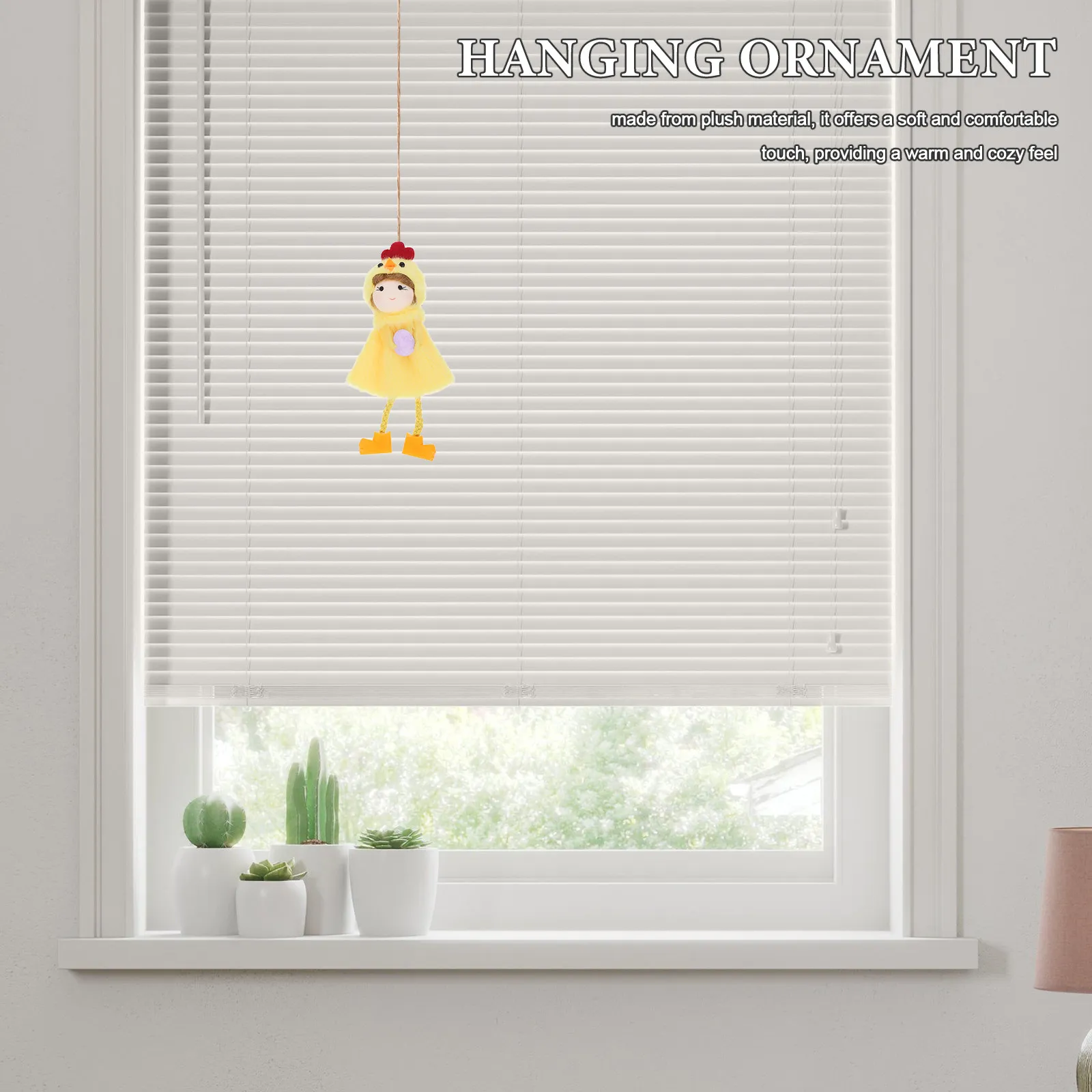 

Пасхальное подвесное украшение: милая фигурка девочки из мягкого материала, яркие цвета, праздничный декор для дома, двери, стен, окон, тематическое украшение для вечеринок