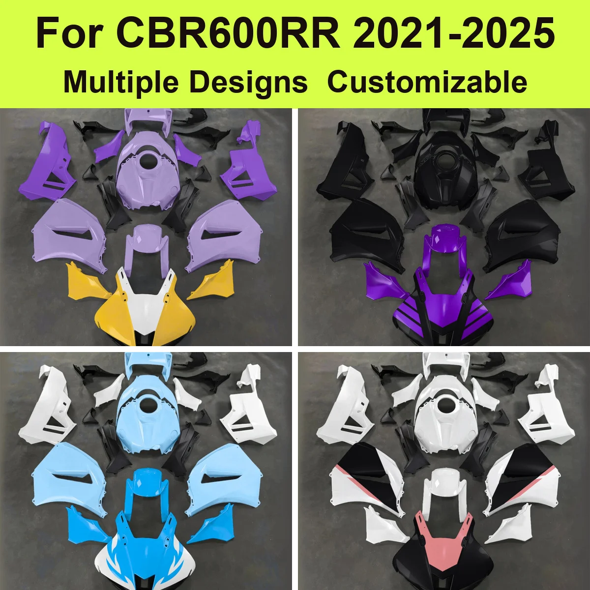 Fit for CBR600RR 2021-2025 PC40 Bodywork Fairing Kit 600cc Injection Moulding ABS Cowls Panels Complete Parts Covers
