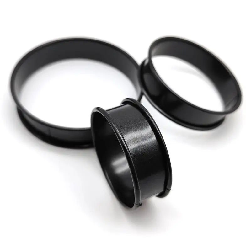 Stainless Steel Mousse Ring Round Cake Mold Double Rolled Tart Rings Fruit Pie Cake Dessert Cookie Making Kitchen Accessories