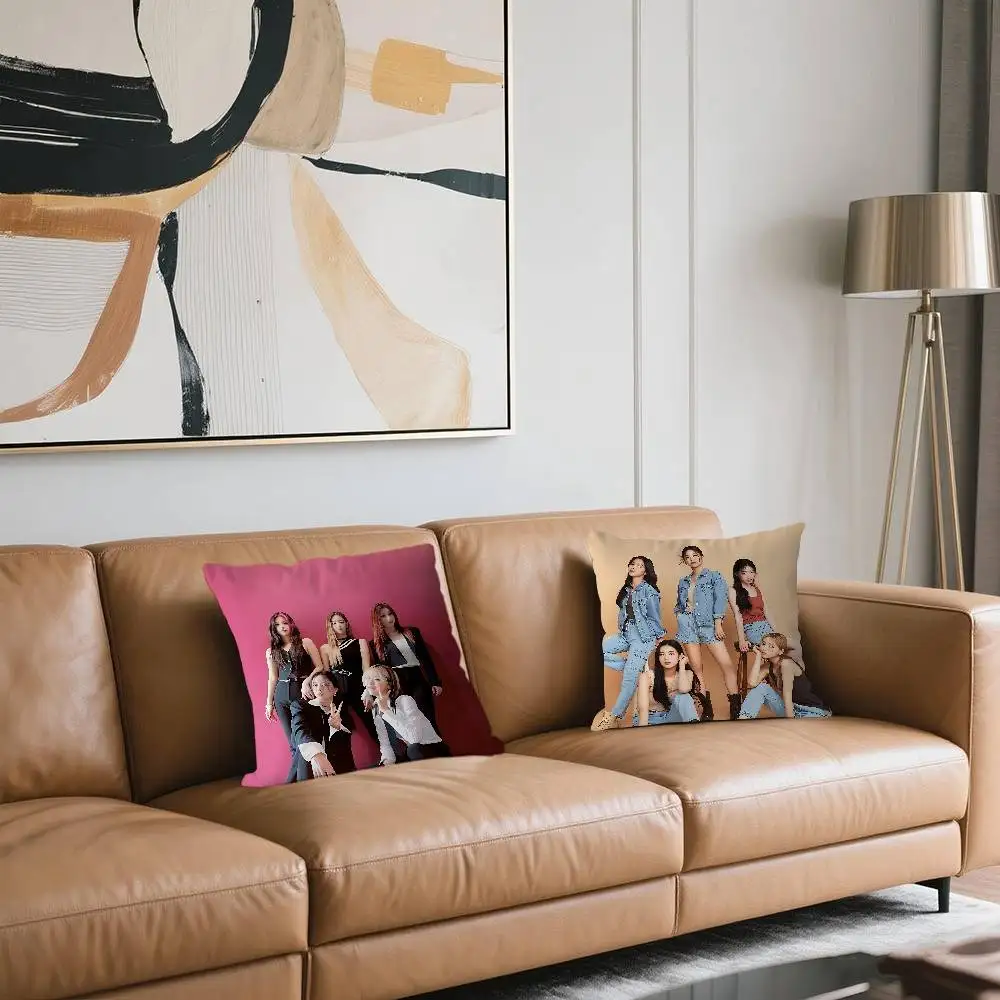 I-Itzy Girls Cushion Cover Decorative Pillow Sofa Home Decor Case Pillow Cases