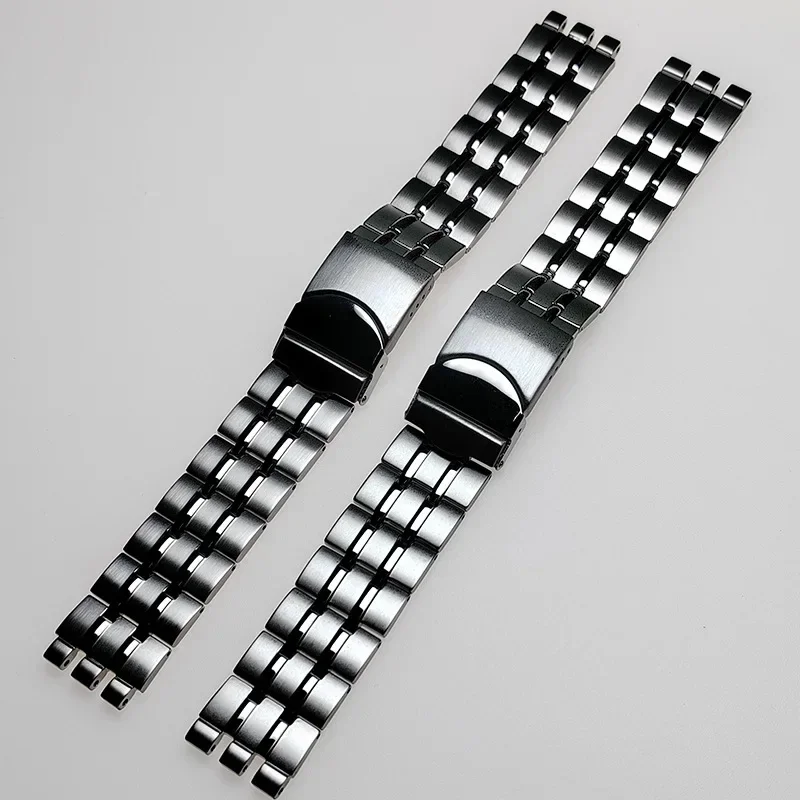 Stainless Steel Watchband 19mm 21mm for Swatch YVS451 YVS435 YCS443G Strap Solid Metal Men Bracelet Watch Accessories Wristband