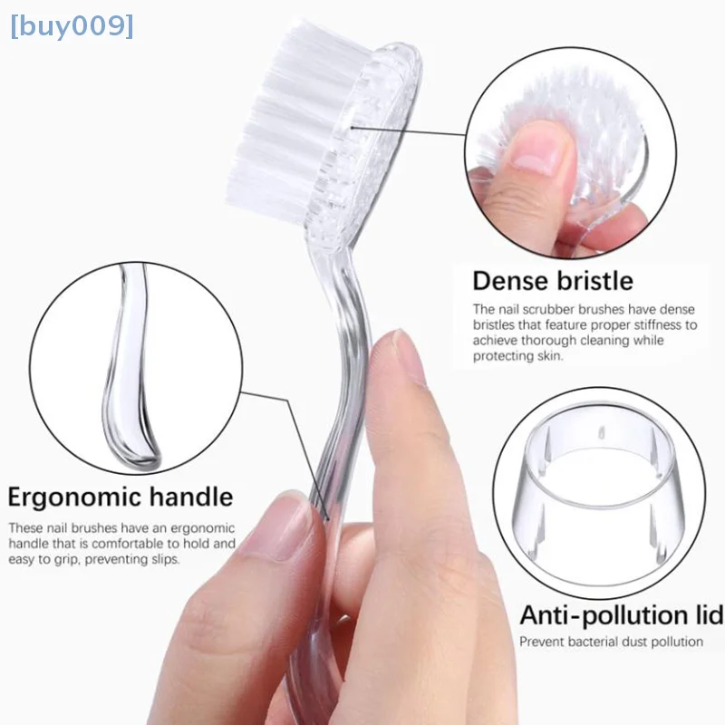 【buy009】Zachte nagelstofborstels Nagelborstels met lange steel Make-up manicure Stofverwijderingsborstel Make-up Acryl UV Gel Nagels Product