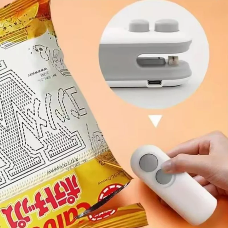 

Kitchen Portable Mini Hot Bag Sealing Machine Packaging Sealing Machine Plastic Food Sealing Machine Camping Travel Essential