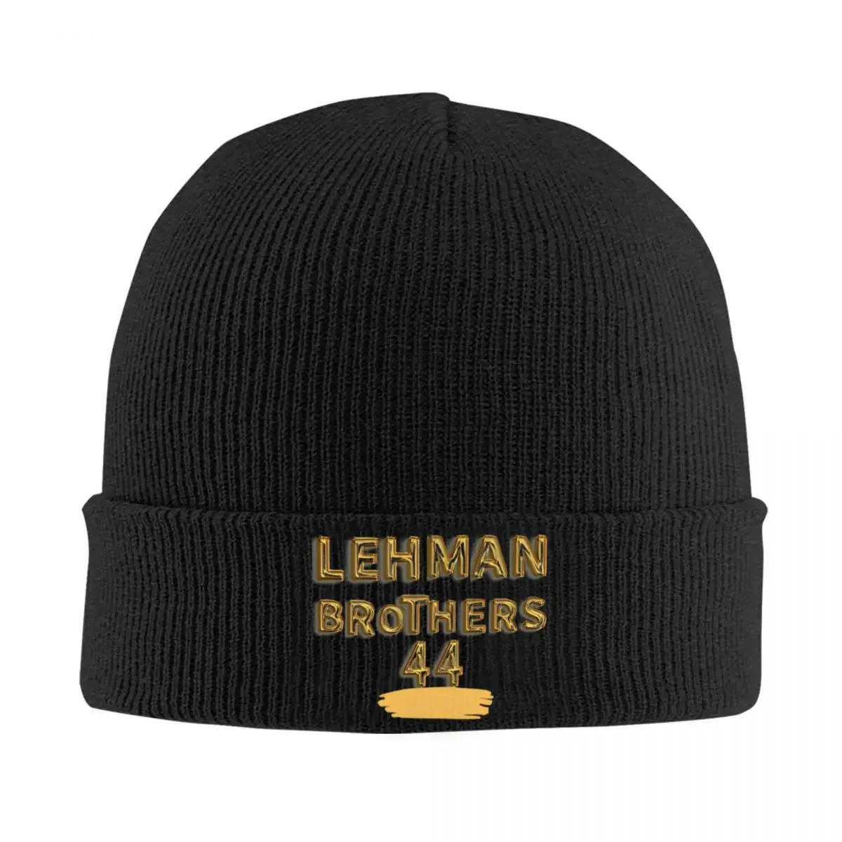 Lehman Brothers Knitted Hats Autumn Winter Beanie Fashion Bank Risk Management Caps Female Male Acrylic Hip Hop Bonnet