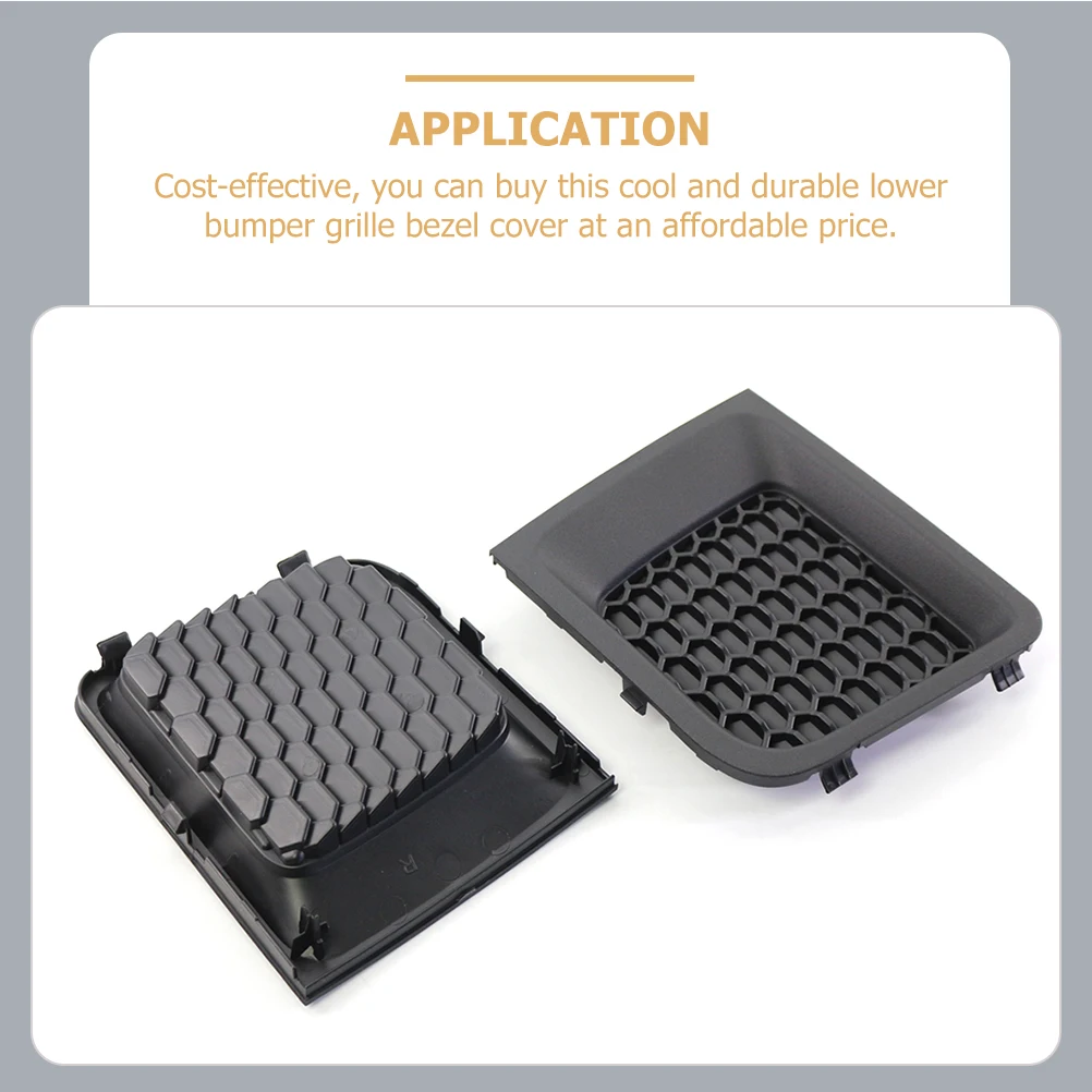 

Bumper Cover Lower Grille Baffle Supplies Bezel Front Bottom Miniature Car Accessories