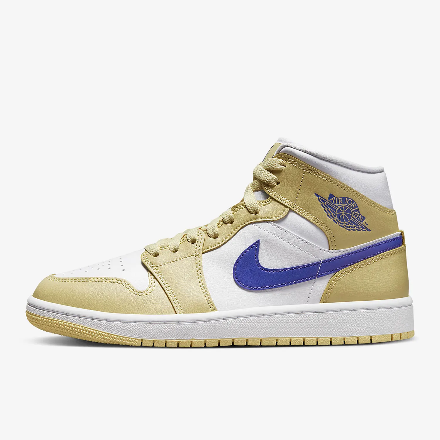 

Nike Authentic Air Jordan 1 Mid Lemon Wash Women's Sneakers BQ6472-701