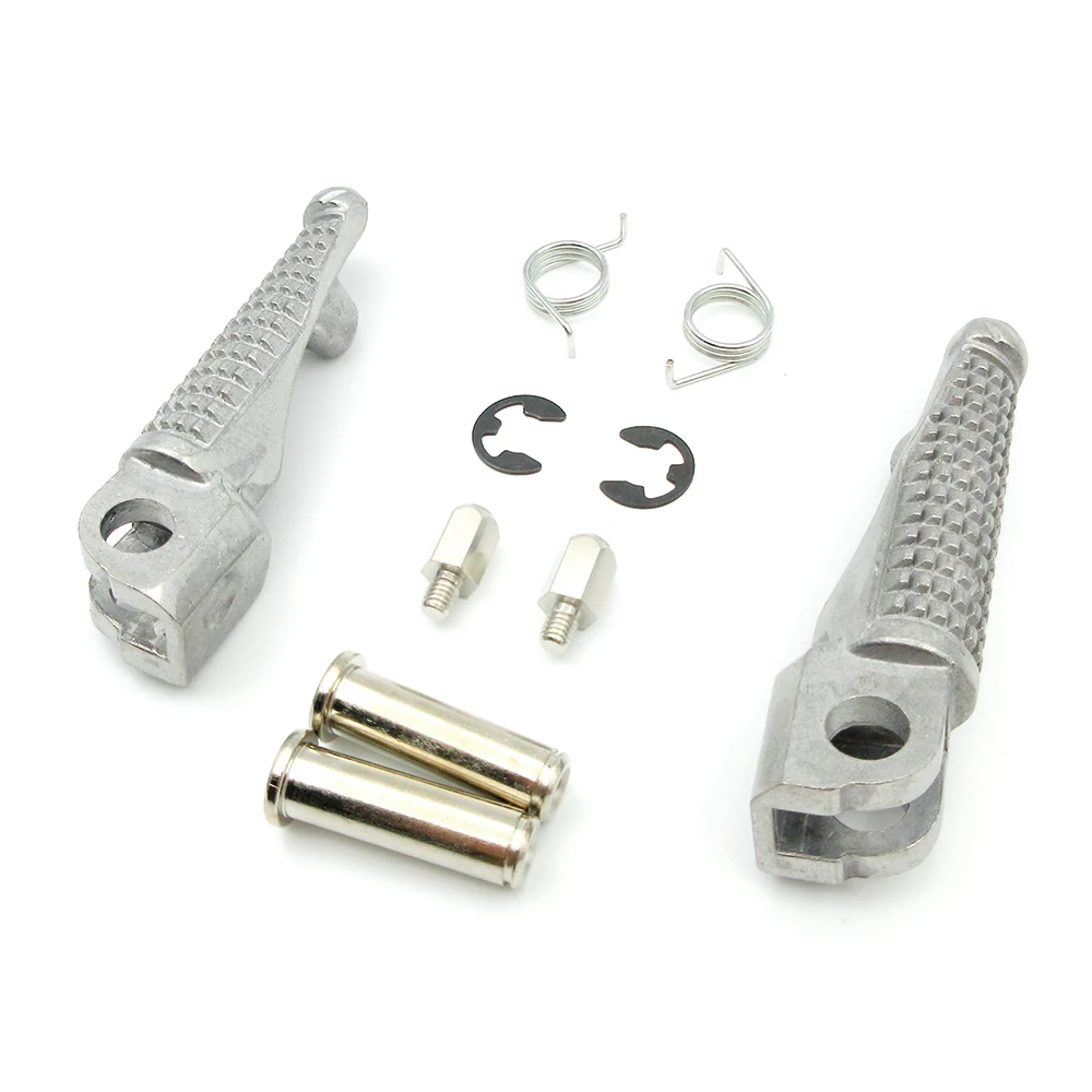 Motorcycle Footrests Front&Rear Foot Pedal Foot Rests Pegs For Kawasaki ER6N Ninja 250R 650R ZX9R ZX10R Z750/Z750S Z1000 Z1000SX