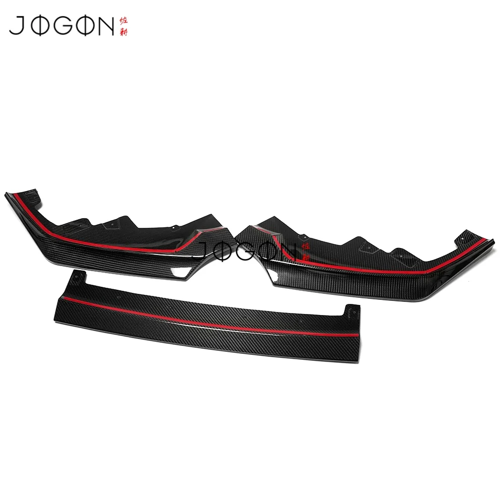Für Toyota GR Yaris 2025 2026 3-teiliger Echtcarbon-Frontspoiler Karosserie-Kit Schutzabdeckung Zierleisten Zubehör – Detail 13