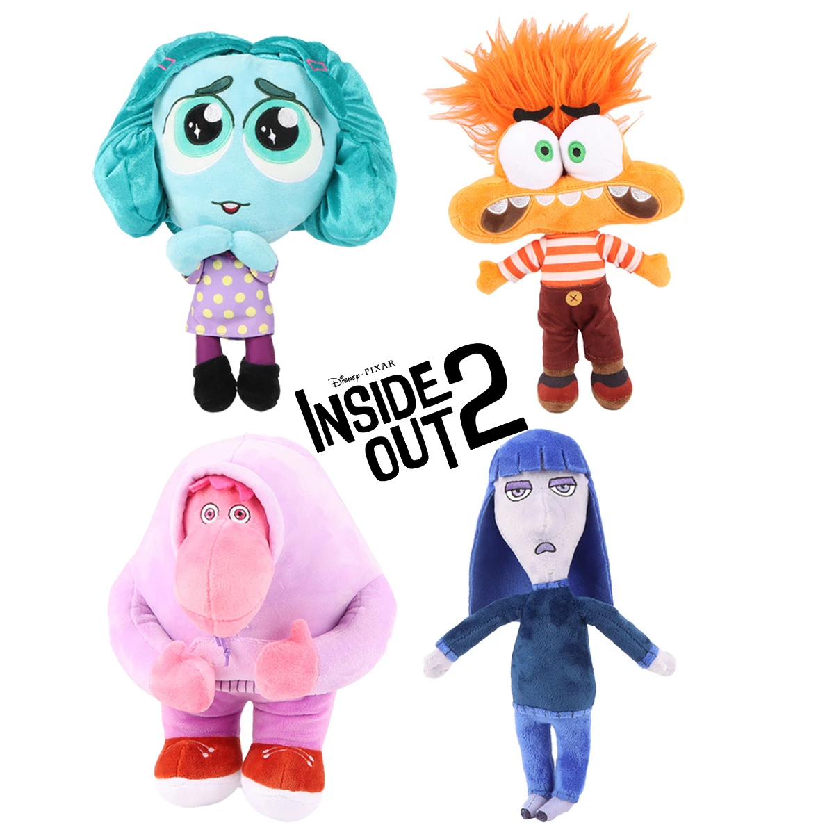 

Inside Out 2 Plush Series Anxiety Ennui Embarrassment Toys Plushie Stuffed Dolls Cute Toys Room Decoration Birthday Kids Gifts