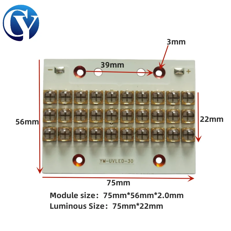 300 واط الأشعة فوق البنفسجية علاج ضوء الأشعة فوق البنفسجية LED مصباح 36nm 385nm الأشعة فوق البنفسجية علاج مصباح 39nm 405nm ضوء الأشعة فوق البنفسجية للطابعة