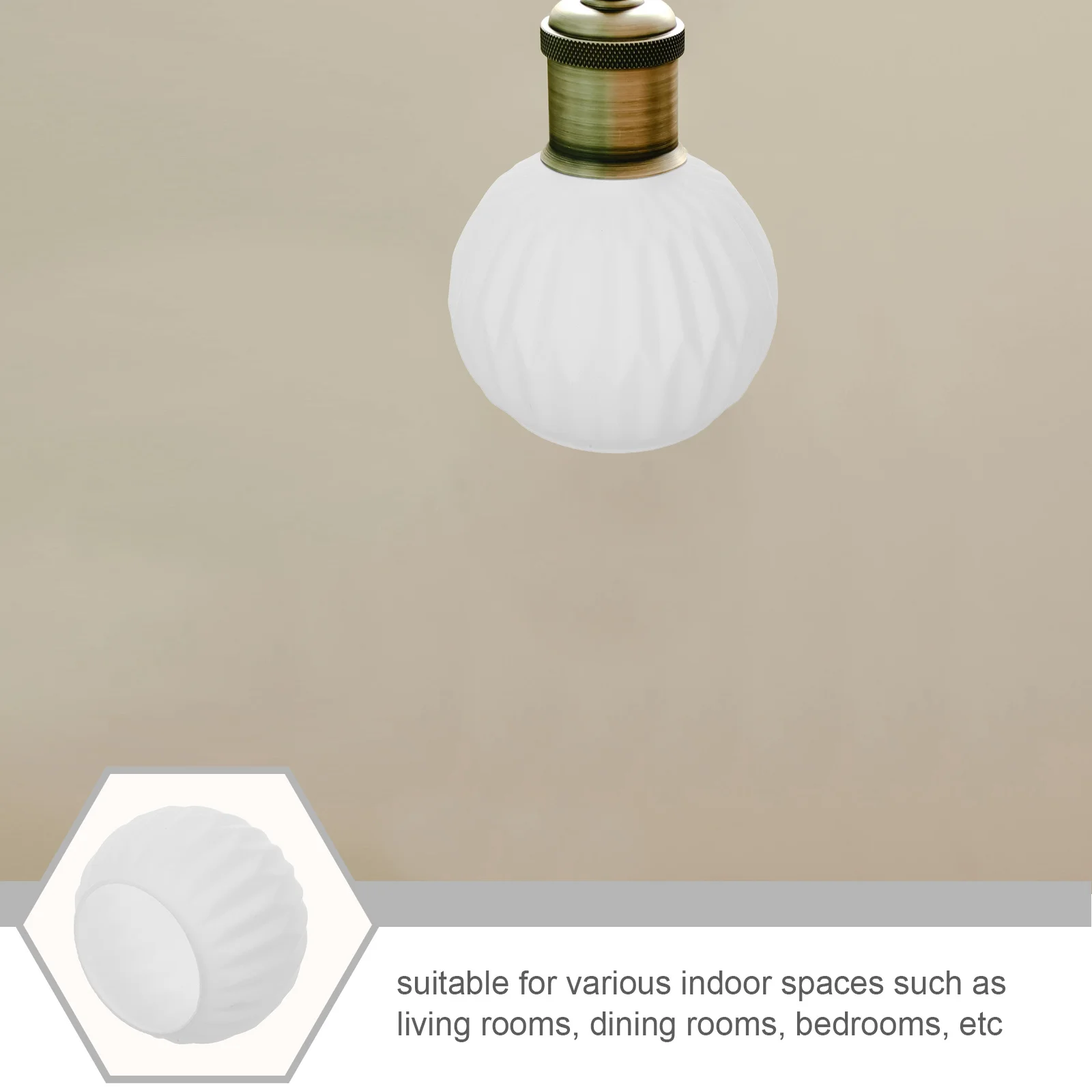 زجاج غطاء مصباح 180 مللي متر E27 حليبي الأبيض جولة غلوب ل الجدول مصباح تركيبة إضاءة استبدال لينة ضوء نشر المنزل