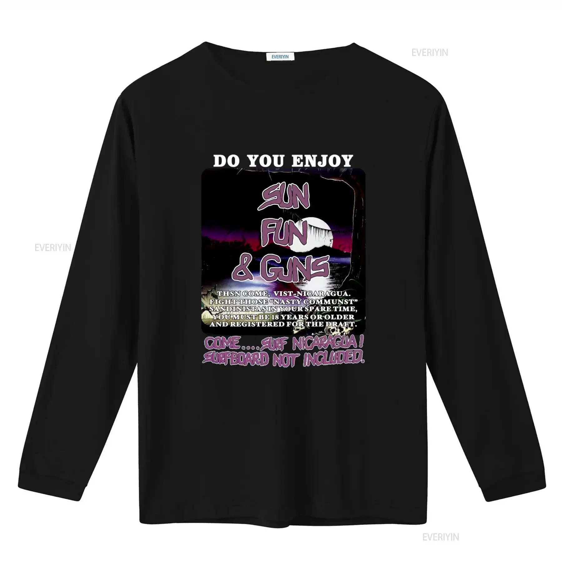 Sacred Reich Surf Nicaragua T Shirt Sun Fun Guns for Adults vintage Washed Slightly graphic Soft Unisex Top For Everyday Wear