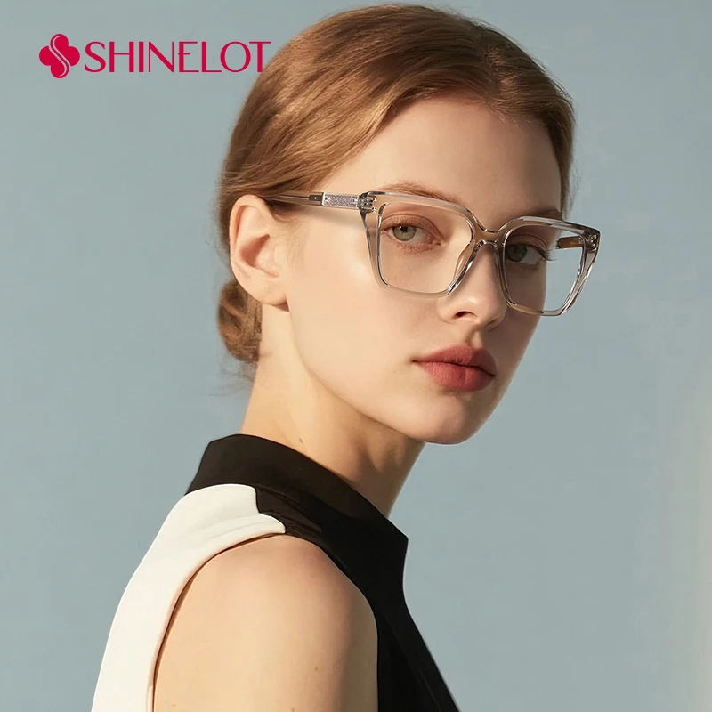 

83616 High Quality Women Cat Eye Eyeglasses Frame Female Anti-Blue Light Reading Glasses Full Frame Youth Style Eyewear