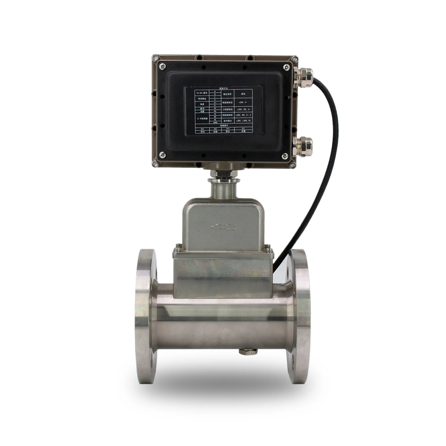 High Precision Digital LCD Turbine air Exhaust Gas Flow Meters Auto Electronic Volume Corrector Natural Gas Turbine Flow Meter