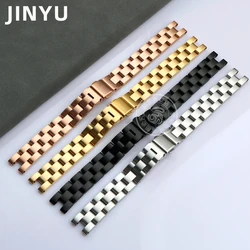 For Garmin Lily New Fashion Stainless Steel Sports Watchband Smart Watch Accessories Strap 14mm Women's Bracelet Rose Gold Black