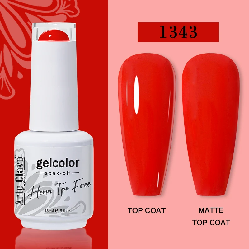 Arte Clavo 116 Kleuren Gel Nagellak 15 ml Kleurrijke Gel Semi Permanente Losweken UV Gel Nail Art DIY Ontwerp vernis Nagelbenodigdheden