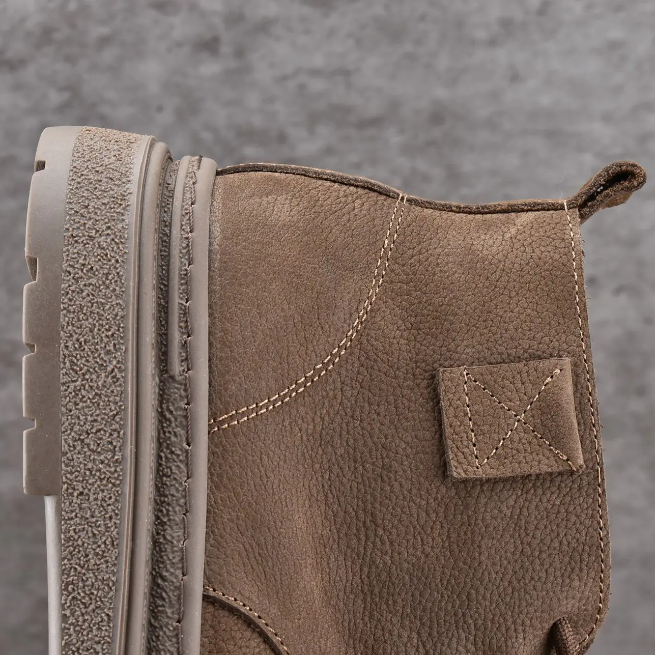 Botas de trabajo de cuero de vaca con forro de ante, botas de motociclista, botas de estilo vaquero, calzado informal para hombre, calzado para actividades al aire libre, botas de senderismo.