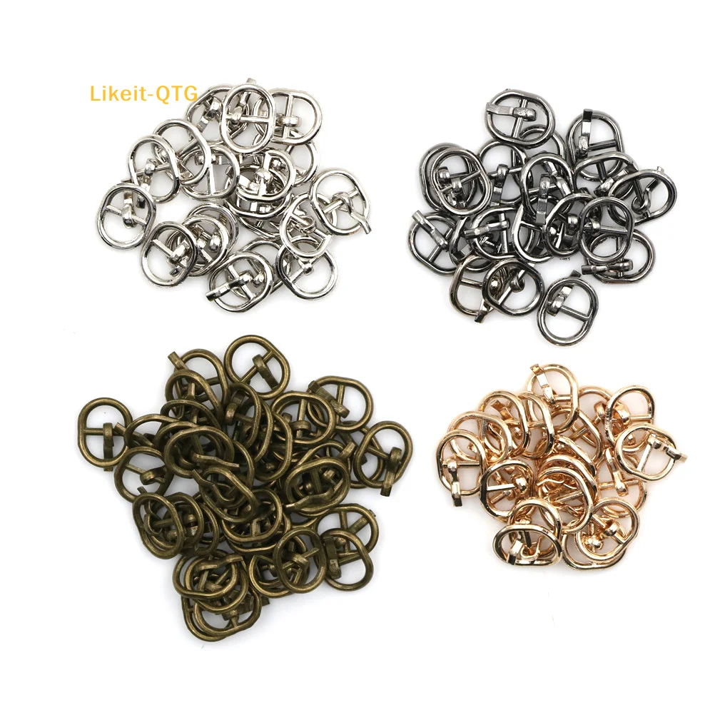 

NEW 5.5mm Mini Metal Buckle DIY Doll Dress Patchwork Handmade Craft Sewing Accessory