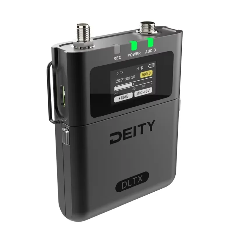 Deity DLTX +DEITY THEOS Dual-Purpose Transmitter for Bodypacks and BoomPole Supports 48V Phantom Power