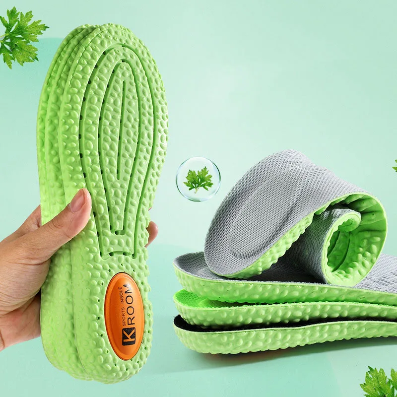 

1 pair of sports shock-absorbing insoles PU memory foam Breathable arch support Orthopedic insoles with foot protection