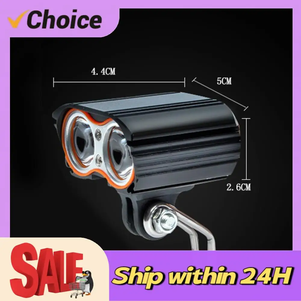 

LED Beads Mountain Bike Headlight Aluminum Alloy Scooter Front Lights Lamp