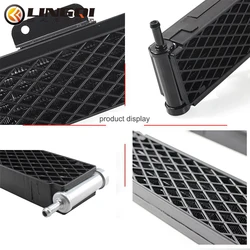 Pit Dirt Bike Oil Cooler 4 Row Motorcycle Radiator Engine Cooling Aluminum Replacement Universal for Monkey 50 125CC Moto Quad