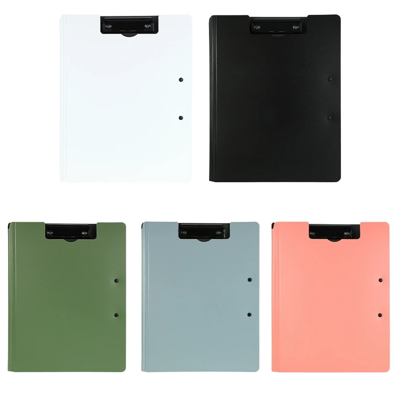 Handheld A4 Profile Clip File Folder Data Storage Paper Waterproof Multi-Color for Home Office School