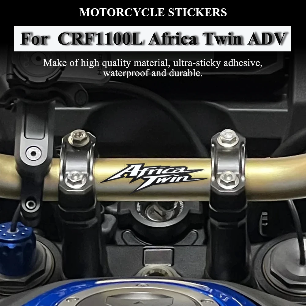 Motorcycle Handlebar Sticker PVC Decal Accessories For Honda CRF 1100L 1000L CRF1000L CRF1100L Africa Twin Adventure Sports 2023