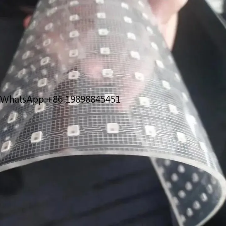 

P10 Indoor Flexible Transparent Digital LED Screen Panel for Hotel Restaurant Retail Store Decor Factory Wholesale