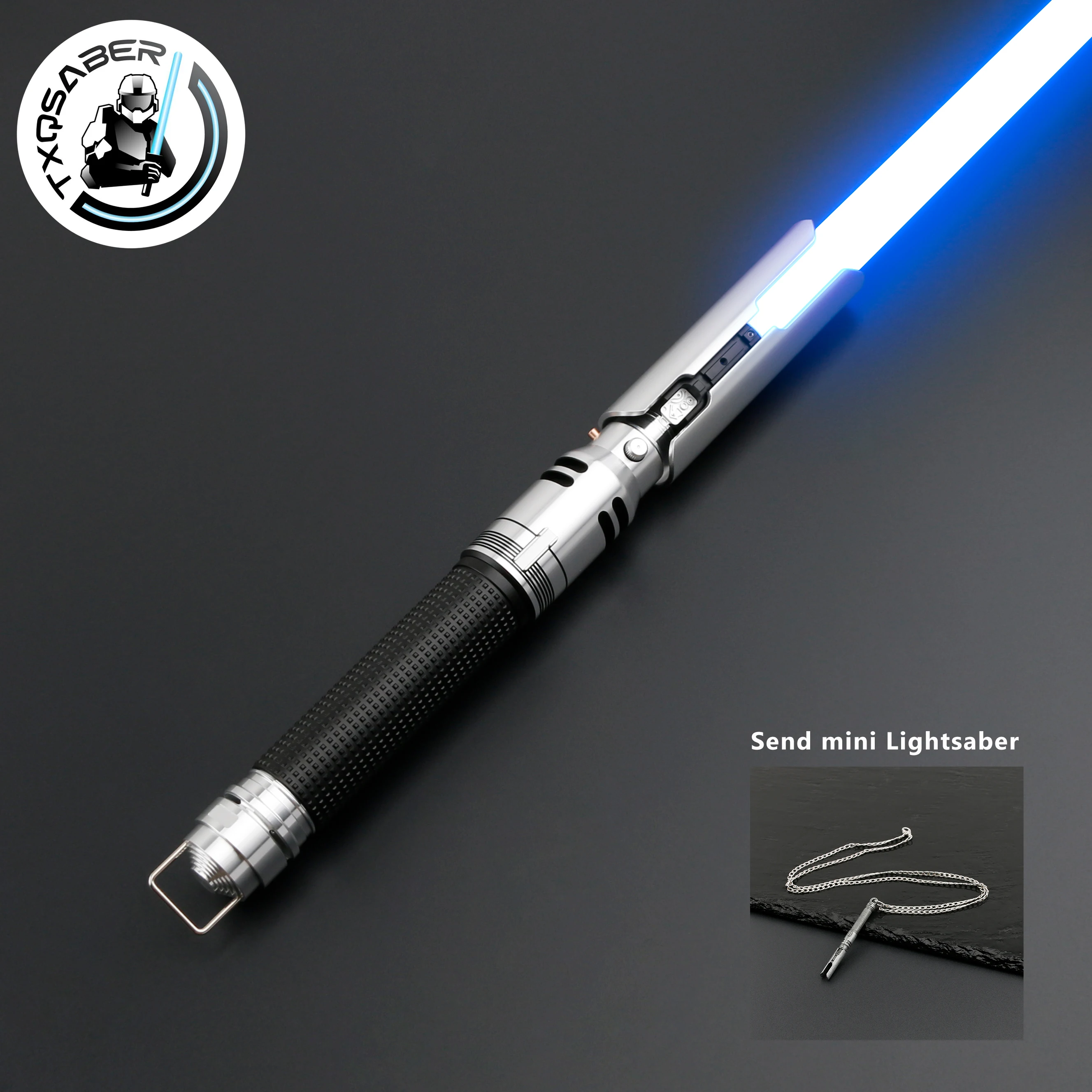 TXQSABER Replica Lightsaber Cal Kestis EP4 SD RGB Noe Pixel Light Sword Metal Handle FOC Smooth Swing Blaster Laser Sword Toys