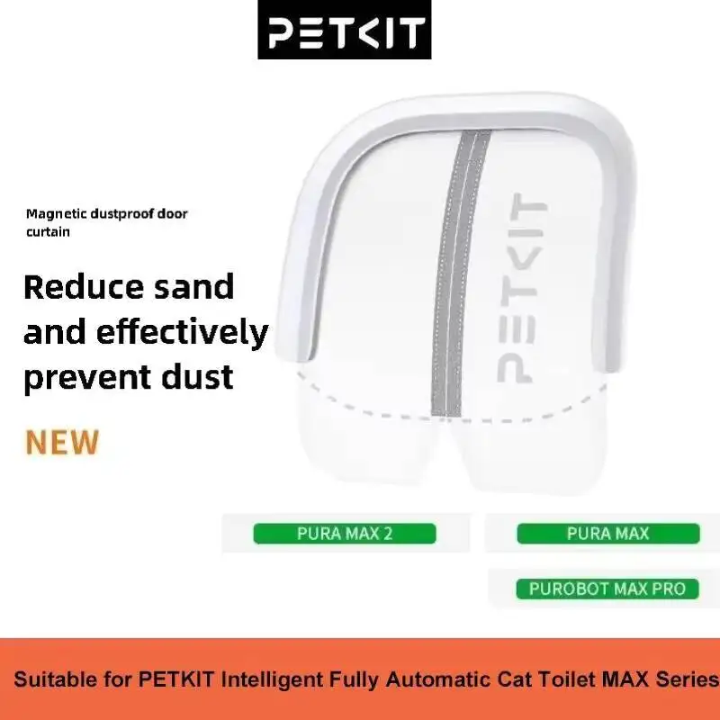 Magnetischer Staubschutzvorhang Kompatibel mit PETKIT Pura Max 2 Automatische Katzentoilette Sandkontrolle Ersatzzubehör – Detail 1