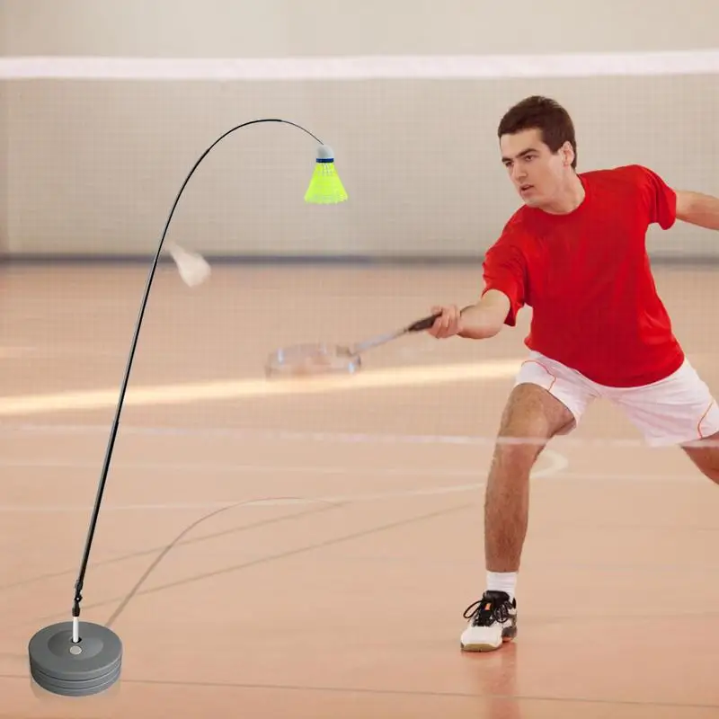 Entraîneur de badminton portable pour une personne, volant d'auto-apprentissage, outil d'entraînement professionnel commandé