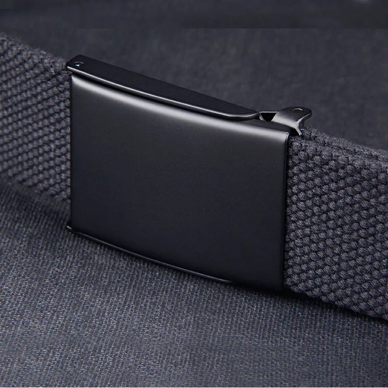 Plus Size Canvas Belt for Men, Gift for Him