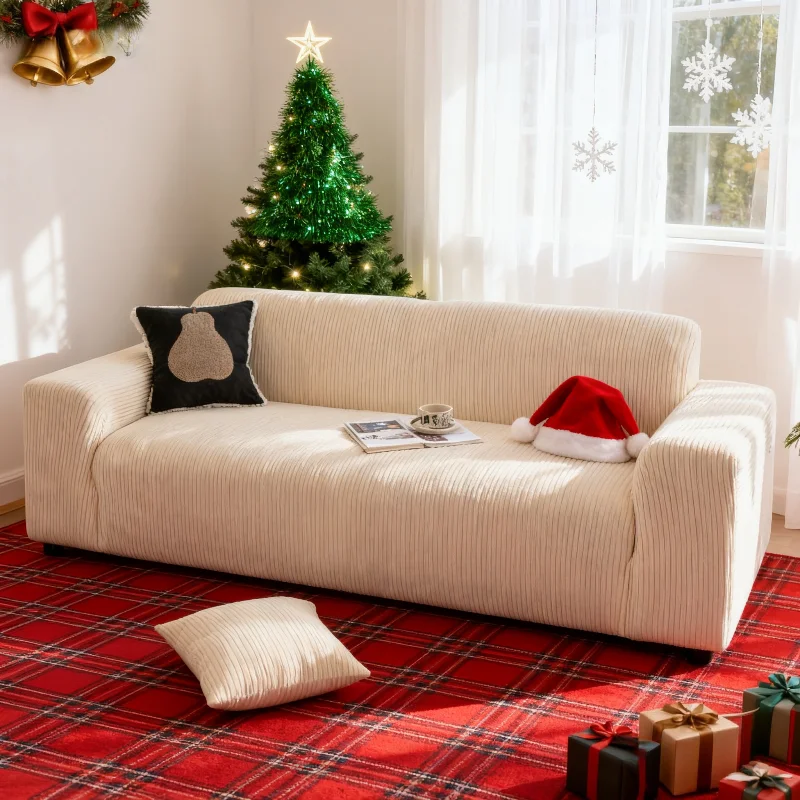 

Thicken Jacquard Adjustable Elastic Sofa Cover LShape Stretch Couch Covers for Living Room Cat-scratch-proof 1/2/3/4/5 Seater