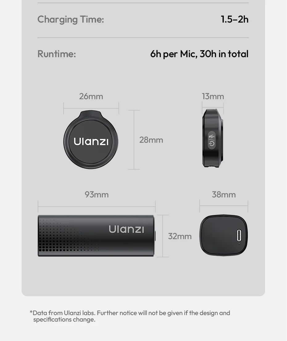 Ulanzi A21 Drahtloses Mikrofon AI-Rauschunterdrückung Magnetisches Lavalier-Mikrofon für iPhone 17 16 15 für Live-Streaming-Vlog-Interview – Detail 19