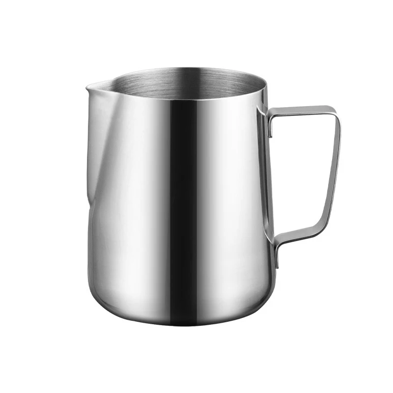 Stainless Steel Milk Frothing Pitcher 350/600/1000ml Cup Jug Barista Coffee Latte Cappuccino Espresso Milk Creamer KFLHB01