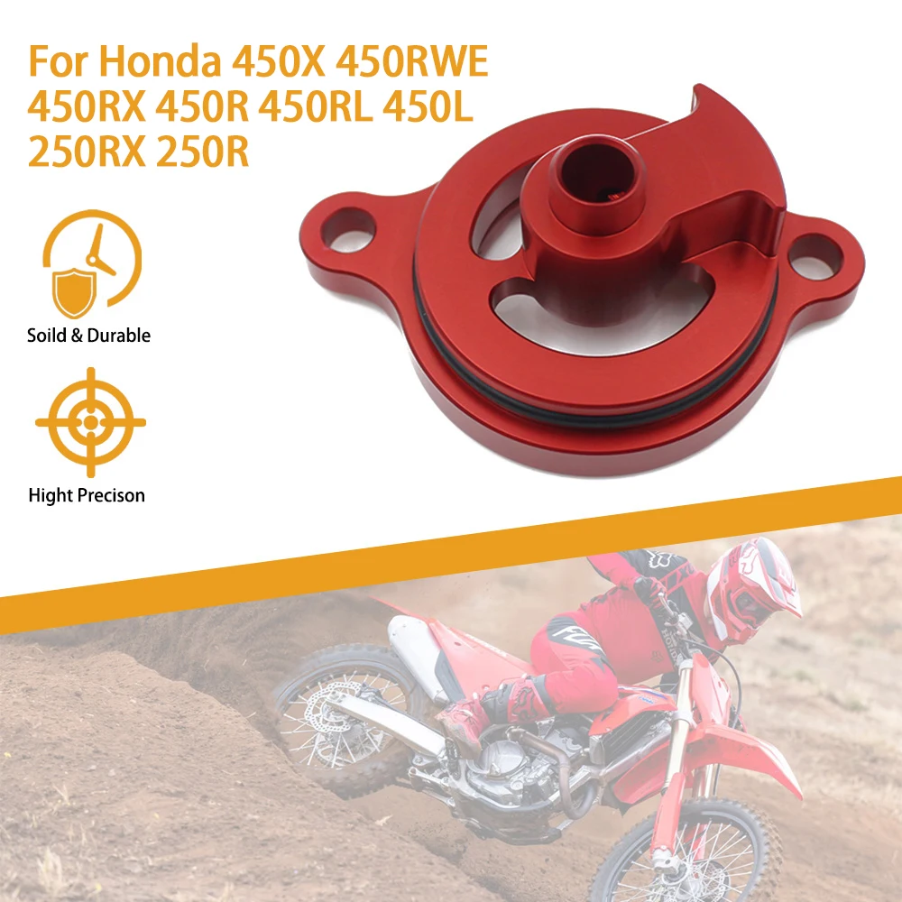 

Engine Oil Filter Cover For HONDA CRF250 R RX CRF450 X L RL CRF450R CRF450RX CRF450L CRF450X CRF250R CRF 450 250 Motorcycle Cap