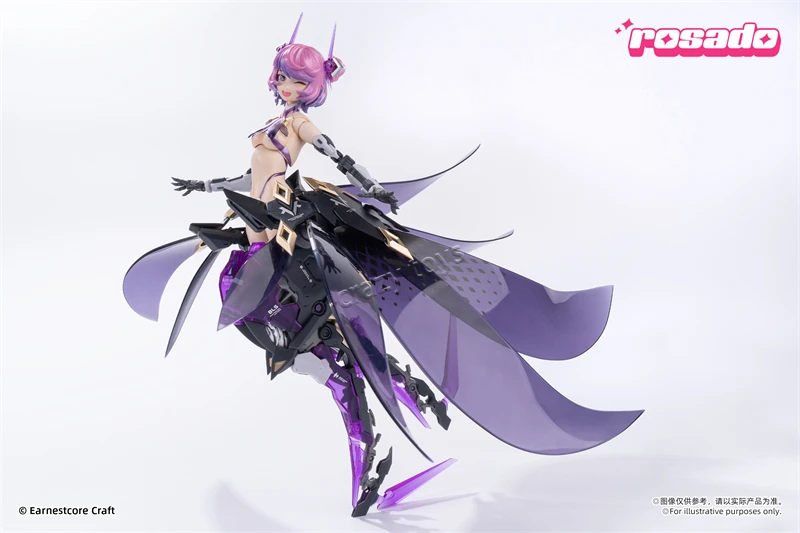 

【In Stock】 Earnestcore Craft Robot Build Rosado ECRS-02 Starflower Black Iris 1/10 Action Model Figure