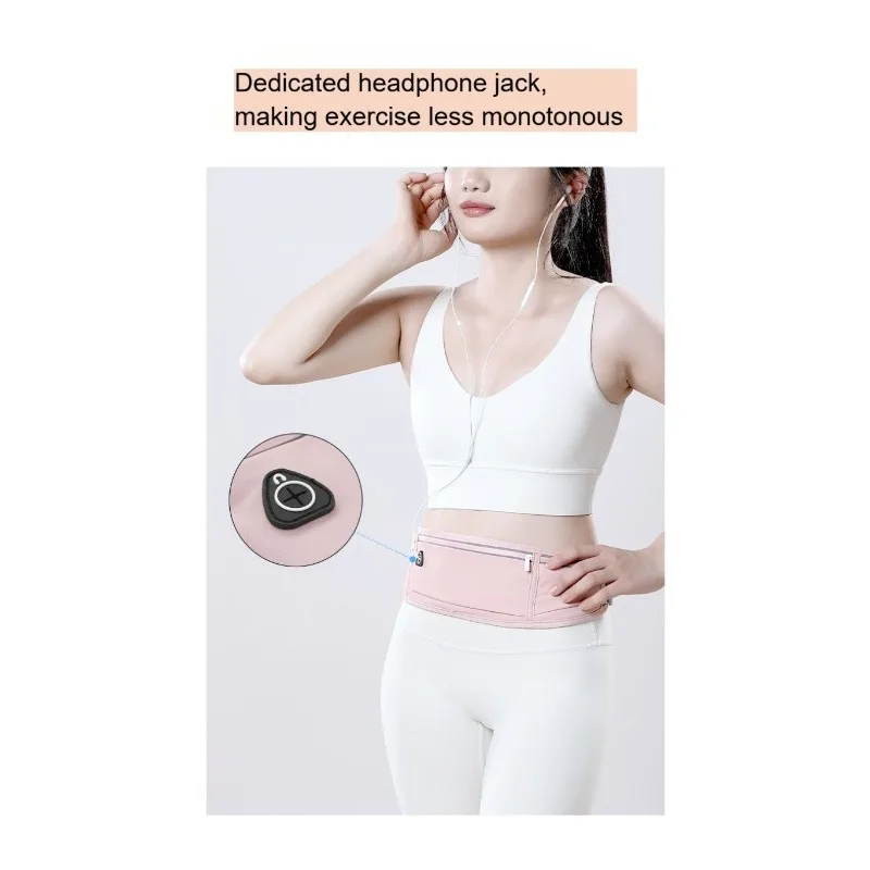 Marsupio da corsa che non rimbalza, ultraleggero e sottile, borsa sportiva e fitness di grande capacità