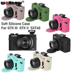 Coque en silicone pour appareil photo, G7bery, G7X2, SX740, IL Powershot, G7X, Mark III II, SX740, G7XIII, G7XM3, G7XM2