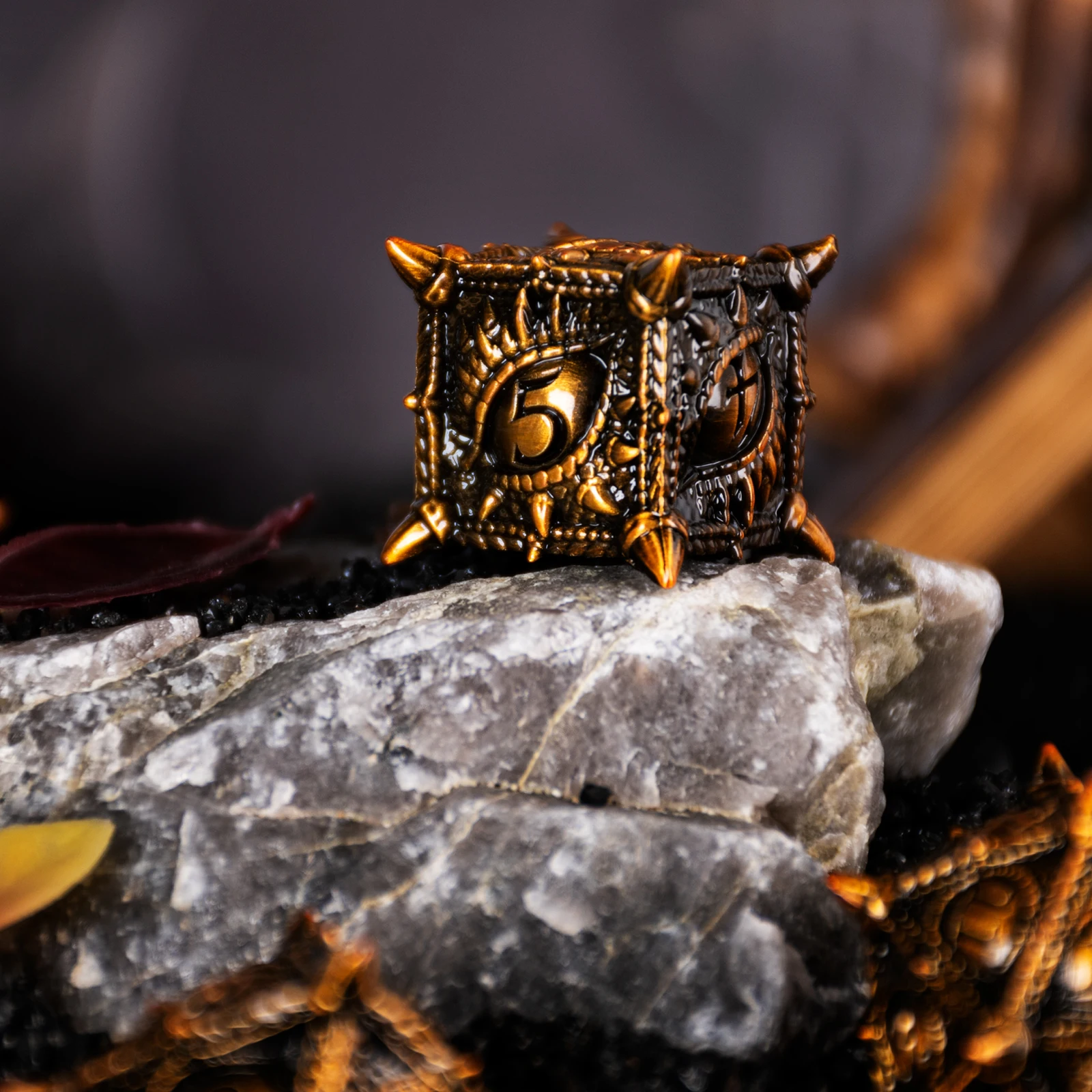 مجموعات نرد التنين مجموعة نرد تنين معدني متعدد السطوح لألعاب الزنزانة والتنينات DND مجموعة نرد rpg نرد حافة حادة D & D #3