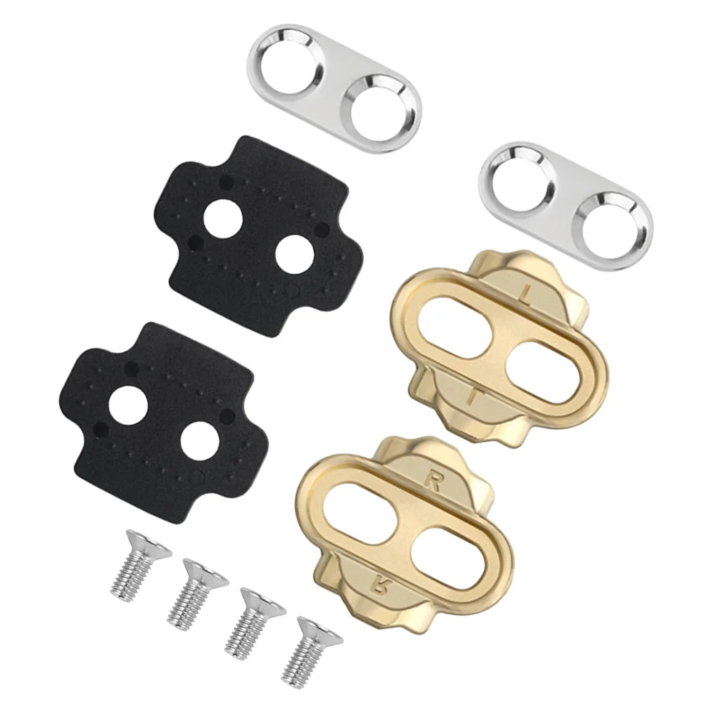 

1Set Cycling Pedal Cleat Portable Lightweight Build High Durability Non-Slip Surface Easy Install Bike Sturdy Cleat for Outdoor