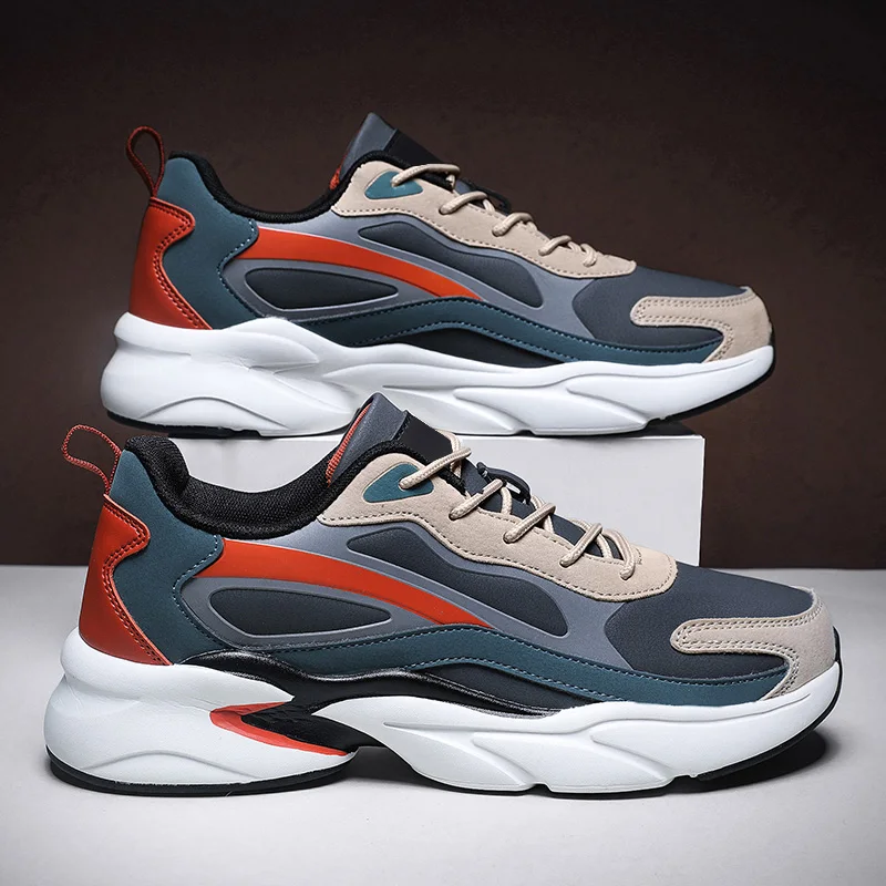 

Мужские удобные повседневные кроссовки для активного отдыха на четыре сезона, дышащие, модные, легкие, с мягкой подошвой, для скоростного бега, спортивные кроссовки для гонок