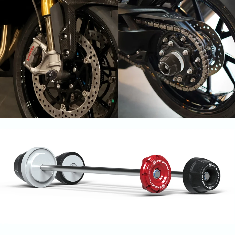 

Motorcycle Wheel Spindle Protection Axle Cover Set for Triumph Speed Triple 1200 RS / RR 2022-2026