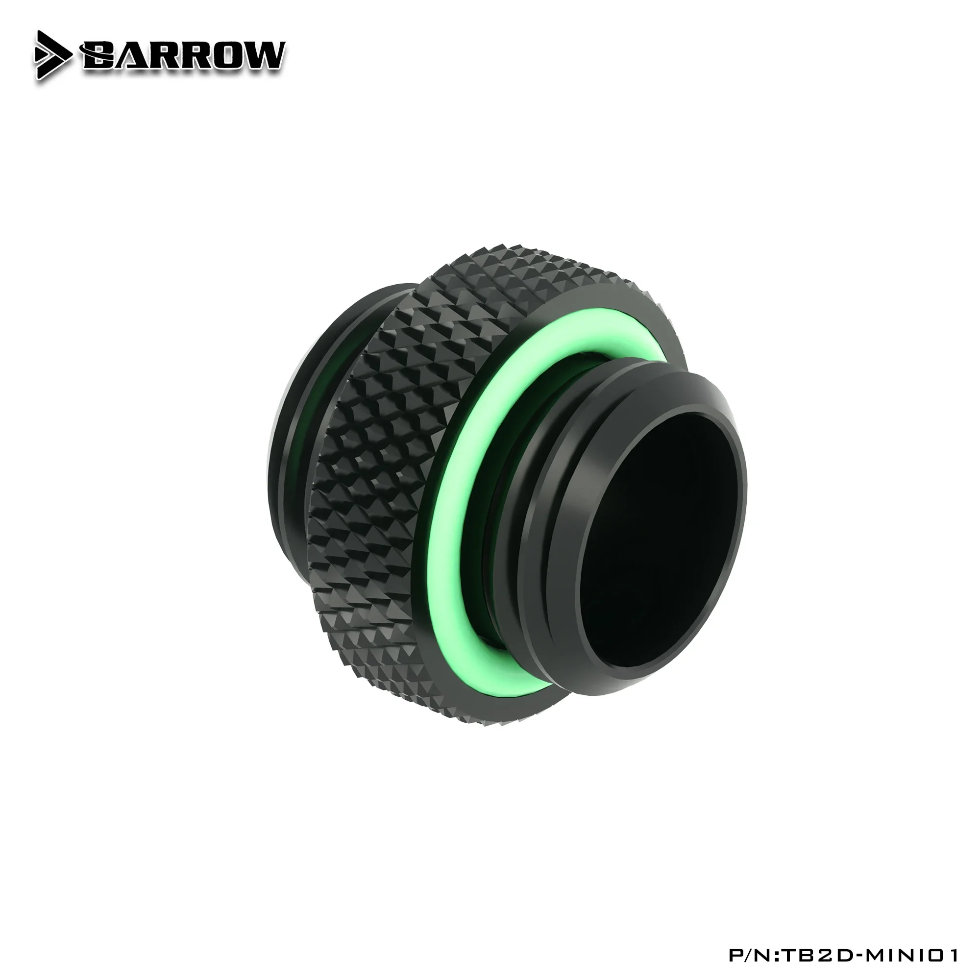 Barrow Water Cooling Male to Male extender TB2D-MINI01 G1/4 Screw Matte silver PC Gaming Liquid Cooled Buliding Connector