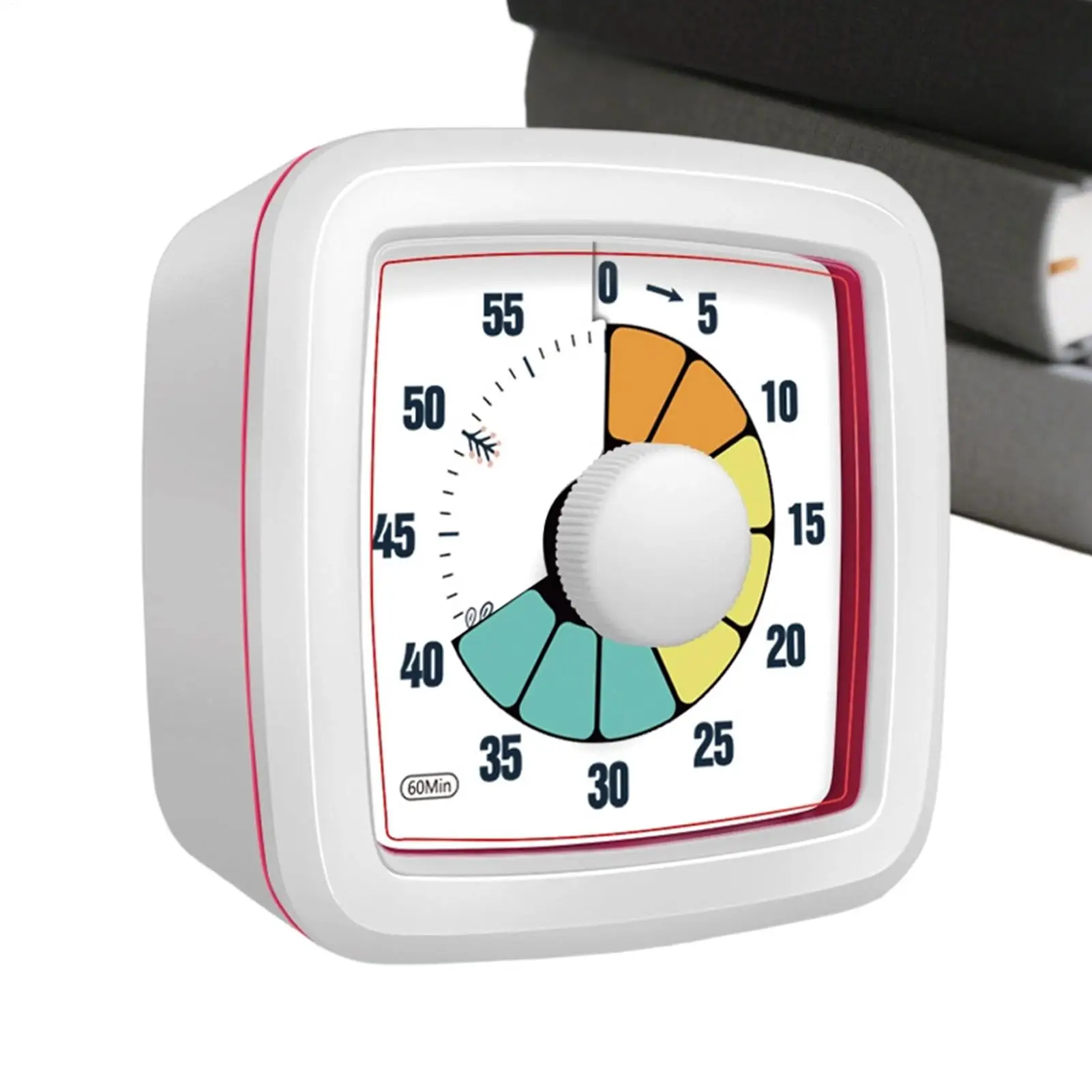 60min Kitchen Timer Rainbow Visual Cooking Time Management Stewing Countdown Timer Reminder For Home Cooks Bakers Meal Prep