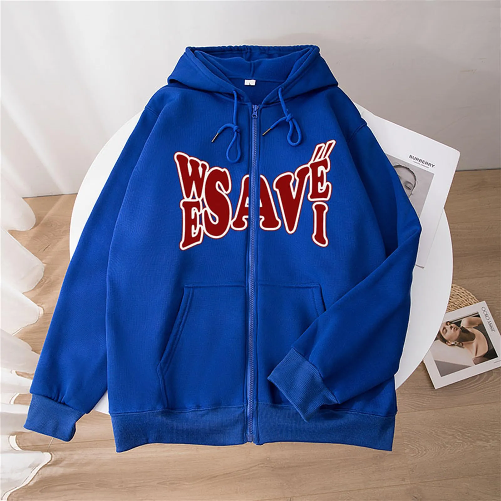 

2024 New Zipper Hoodie Letter Printed Casual Cardigan Hoodie Men's Oversized Hoodie Coat Hoodie with Zipper Men