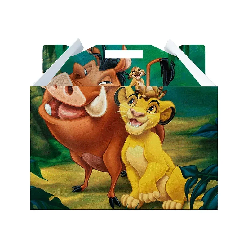 Disney The Lion King Theme Surprise Gift Candy Goodie Box Kids Halloween Party Favor DIY Treasure Birthday Party Decorations