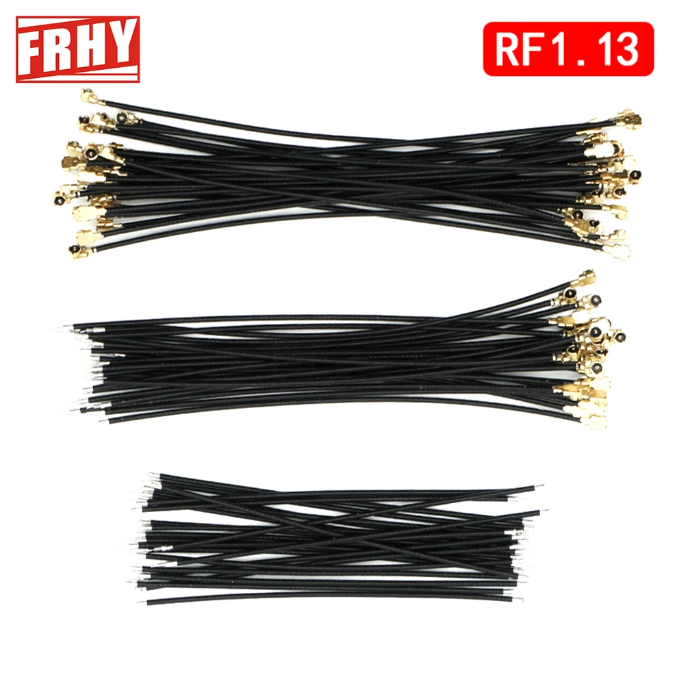 10PCS IPX u.fl Jack RF Cable - 1.13mm Jumper Solder Single-head Adapter Connector (10cm/15cm/20cm/30cm Length Options)