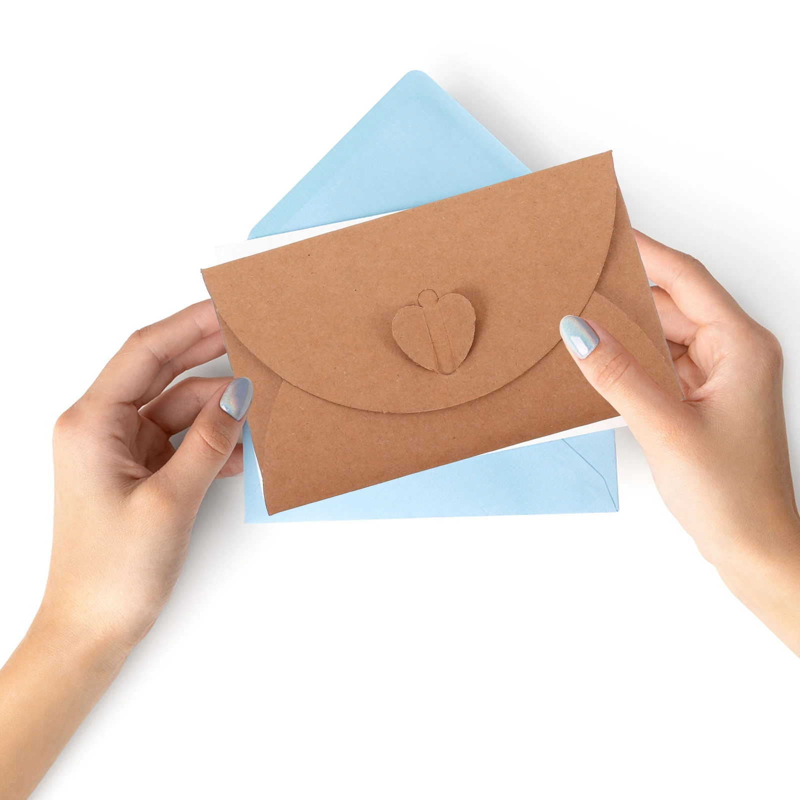 

40Pcs Durable Retro Kraft Paper Envelopes MultiFunction Vintage Decorative Letter Accessories For Personalized Gifts